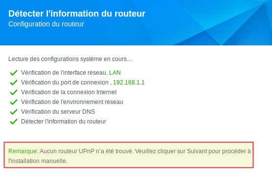 détection du routeur 