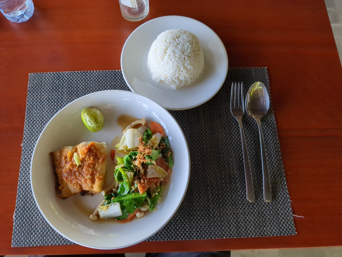 filet de poisson aux légiumes, 😋