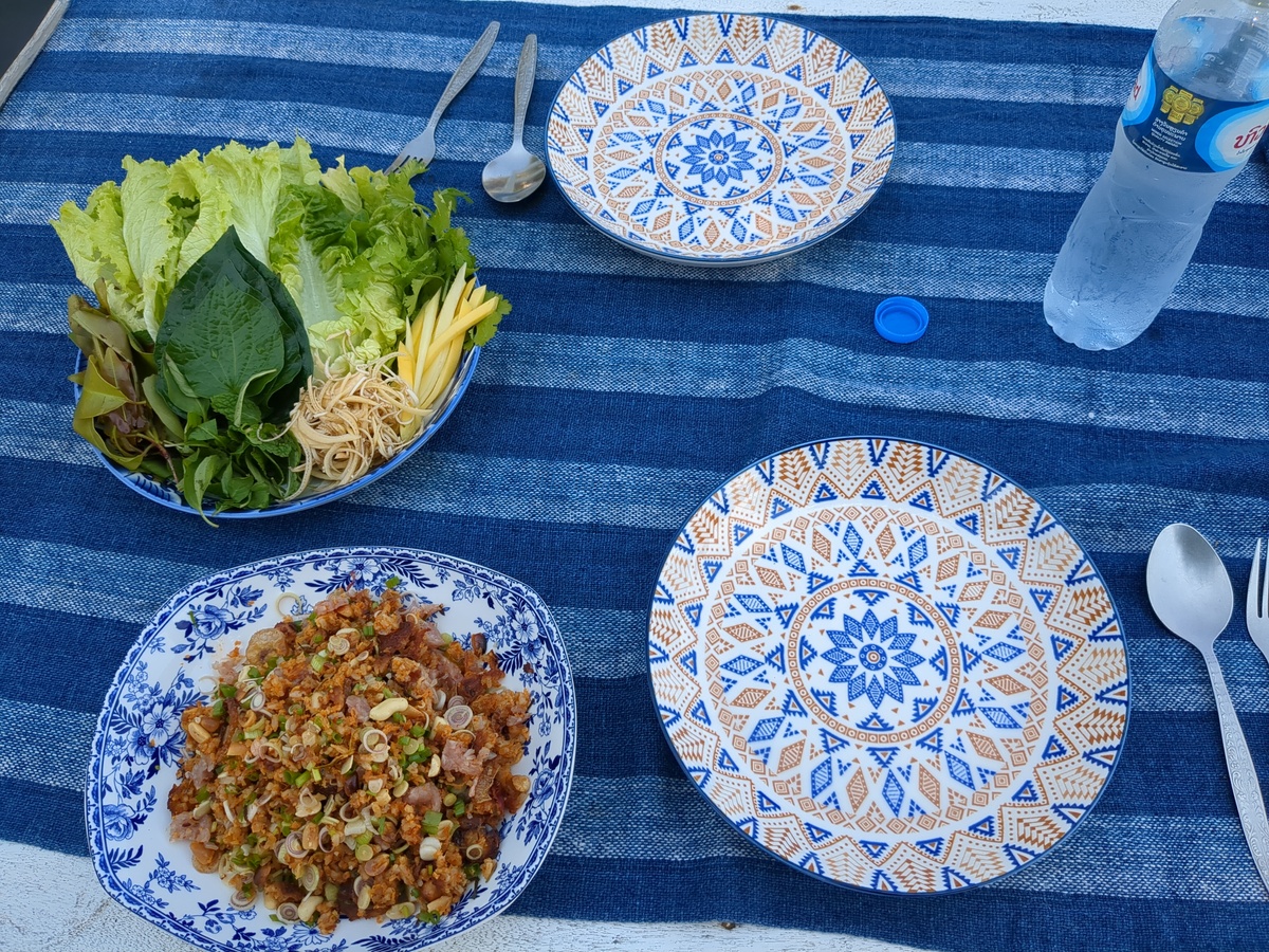 le plat servi