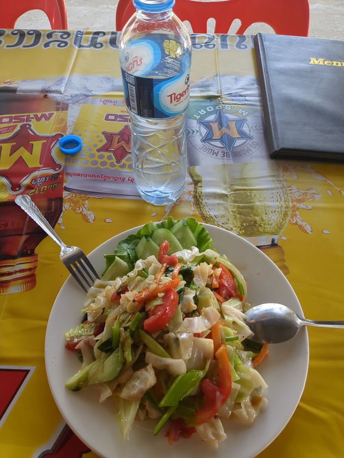 vegetables coconut sauce