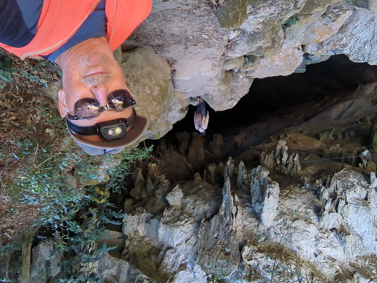 juste avant de rentrer dans la cave