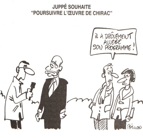Juppé et l'œuvre de Chirac