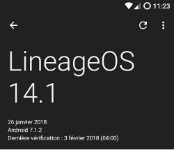 Retour à LineageOS sans microG