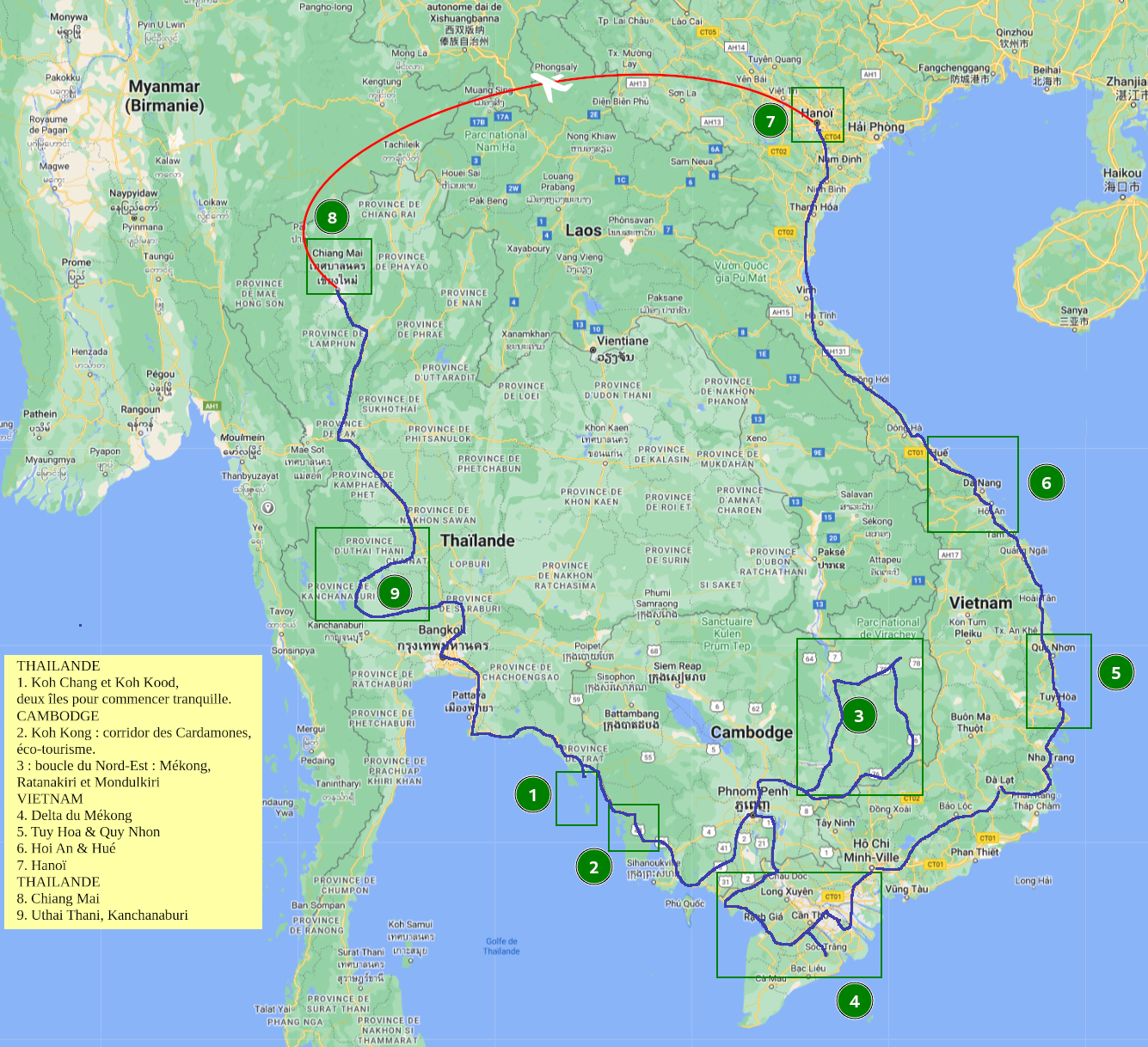 Voyage Asie  du Sud-Est 2023 : départ imminent
